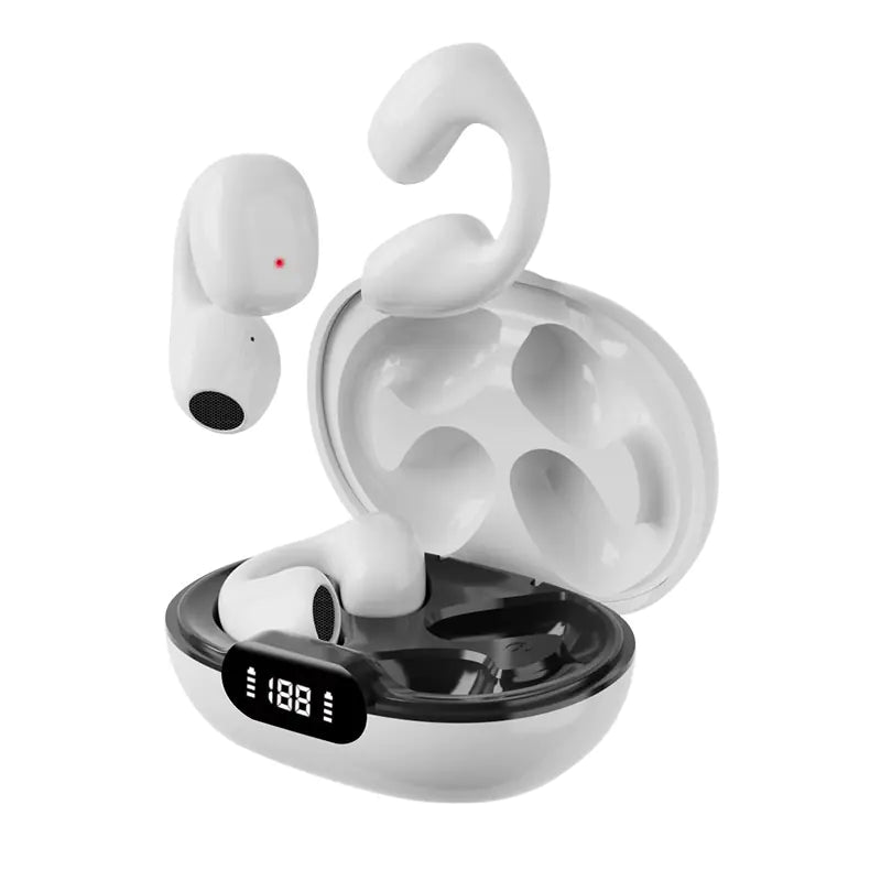 Wireless Bone Conduction Sport Headphones Bluetooth 5.0 IPX5 Waterproof Stereo Sound Digital Display 2025