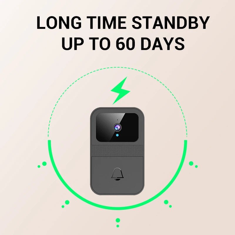Ai High - Definition Wireless Wifi Doorbell Waterproof Anti - Theft Plastic Door Bell for Home Office Hotel French Language Battery - Shengyao Chuangqi (HK) International Limited
