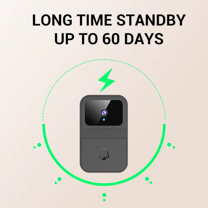 Ai High - Definition Wireless Wifi Doorbell Waterproof Anti - Theft Plastic Door Bell for Home Office Hotel French Language Battery - Shengyao Chuangqi (HK) International Limited