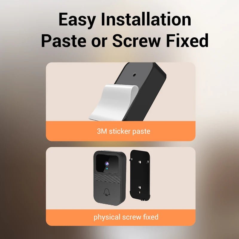 Ai High - Definition Wireless Wifi Doorbell Waterproof Anti - Theft Plastic Door Bell for Home Office Hotel French Language Battery - Shengyao Chuangqi (HK) International Limited