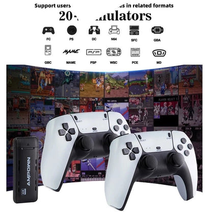 Ampown U9 Wireless 2.4G HD for FC/N64 Emulator Arcade Home TV Mini Ps5 Handle 64GB 10000 PS Retro Video Game Console - Shengyao Chuangqi (HK) International Limited
