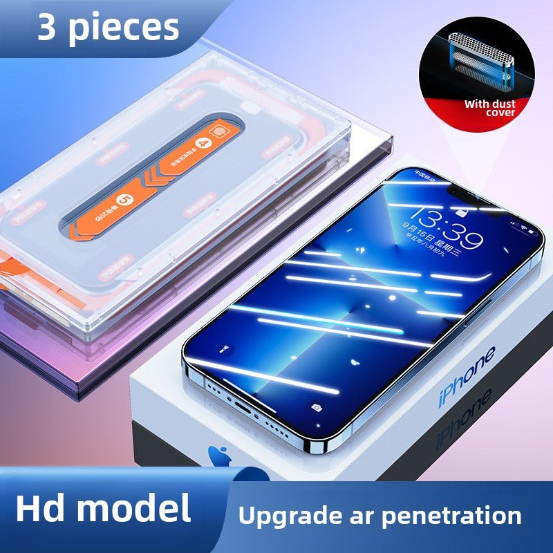 Apple iPhone 16 second film sticking artifact anti - peep mobile phone film 15Promax tempered film dust - free warehouse, ultra - high definition, 9H hardness, anti - scratch, no bubbles, super durable - Shengyao Chuangqi (HK) International Limited