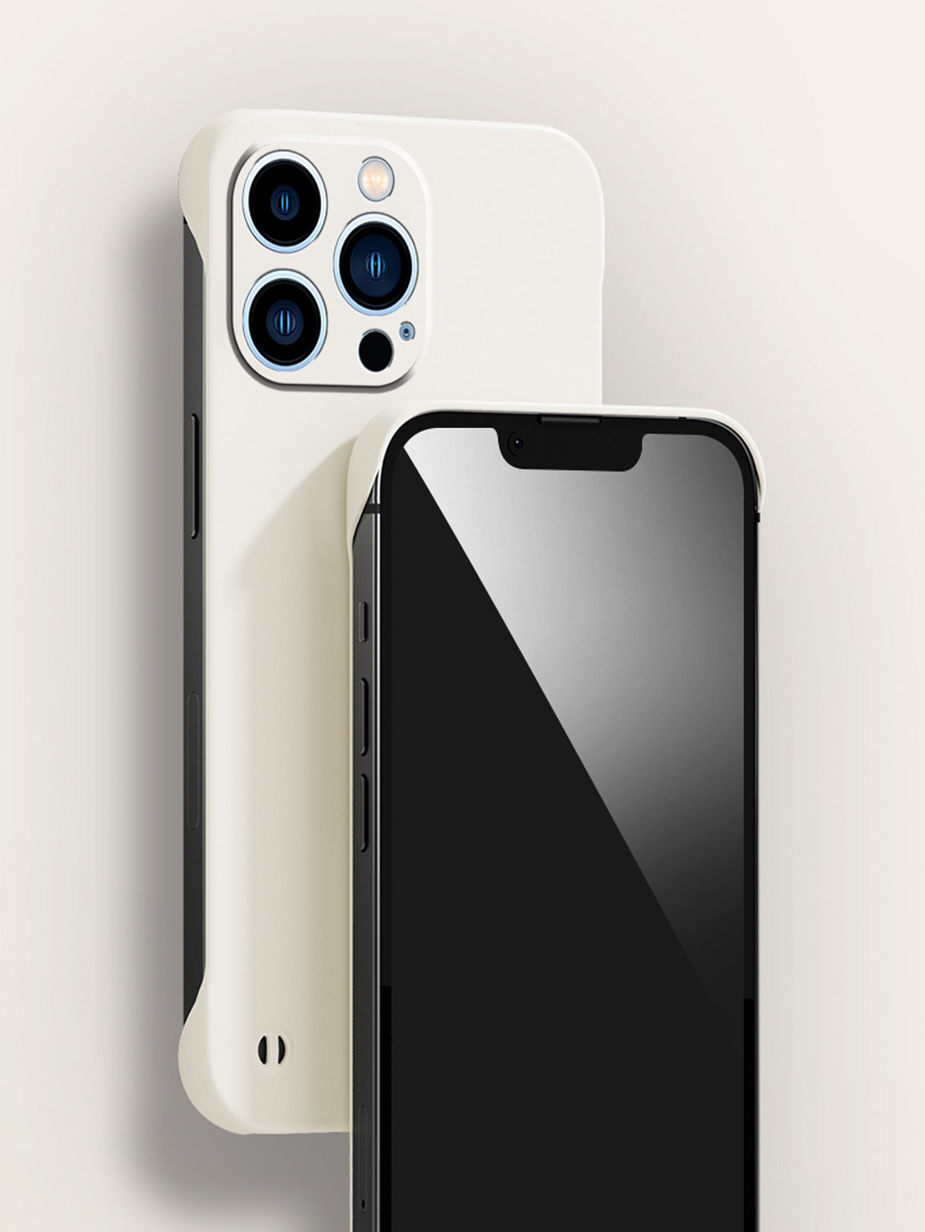Applicable to iphone16 ultra - thin heat dissipation borderless Apple 15 mobile phone case anti - drop light bare metal mobile phone case in summer - Shengyao Chuangqi (HK) International Limited