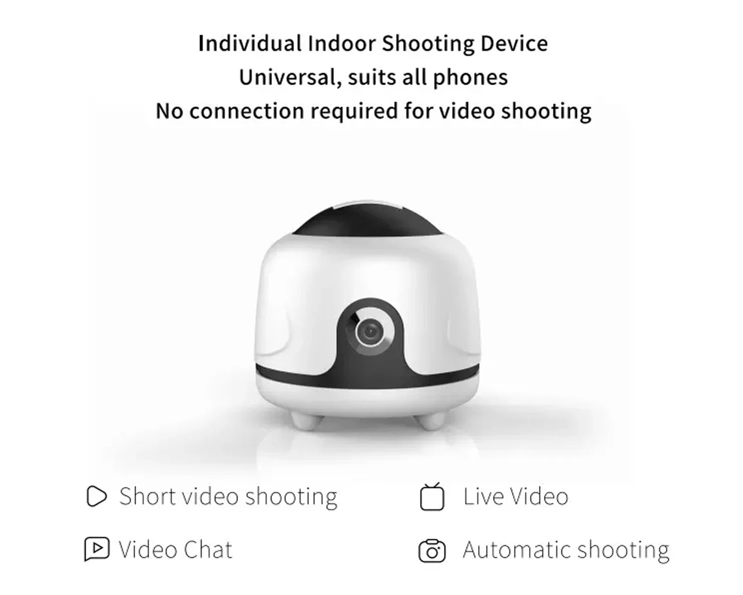 Auto Tracking Camera Mount No App Smart Shooting Selfie Stick 360 Rotation Auto Face Object Tracking Camera Phone Holder - Shengyao Chuangqi (HK) International Limited