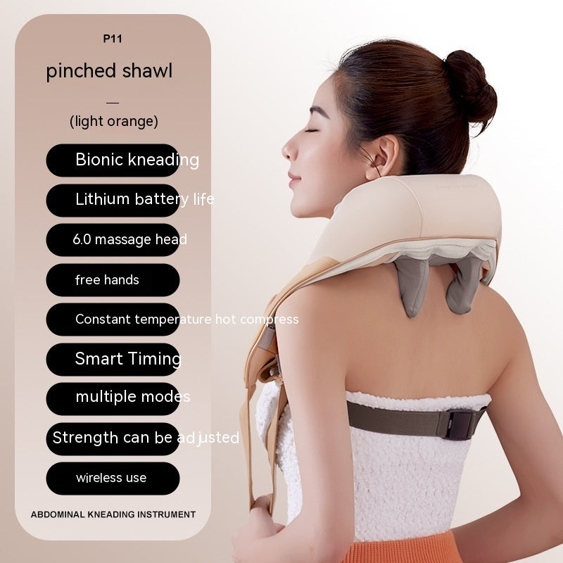 Oblique Muscle Shoulder And Neck Massager Clip Kneading Electric