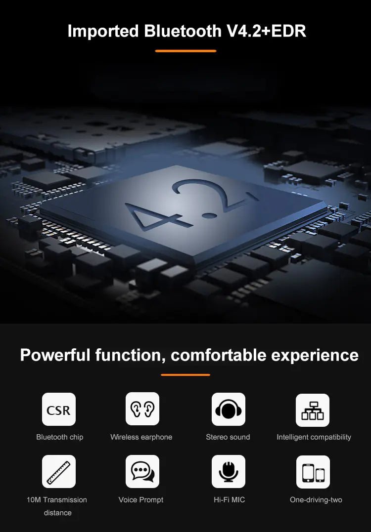 Bluetooth 5.0 Magnetic Neckband Headphones - Waterproof Stereo Sound durable neckband headphones - Shengyao Chuangqi (HK) International Limited