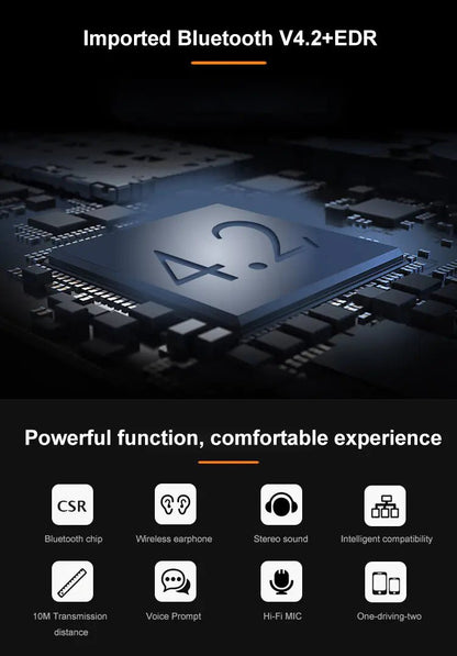 Bluetooth 5.0 Magnetic Neckband Headphones - Waterproof Stereo Sound durable neckband headphones - Shengyao Chuangqi (HK) International Limited