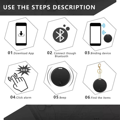 Bluetooth 5.3 Mini GPS Tracker - Real - Time Location Tracking for Kids, Pets, Keys &amp; Lost Items” - Shengyao Chuangqi (HK) International Limited