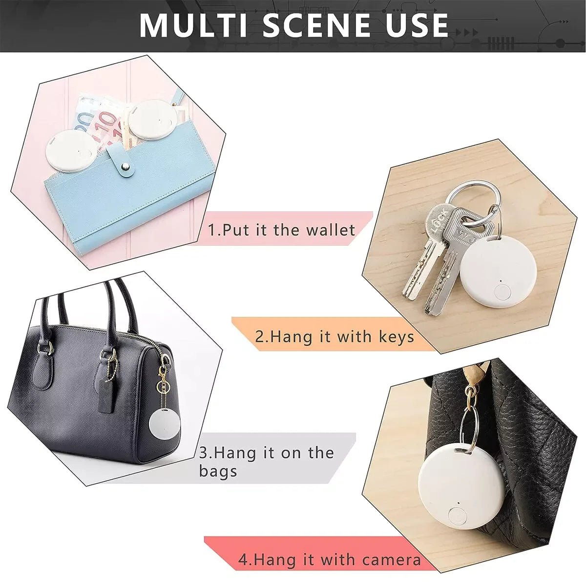 Bluetooth 5.3 Mini GPS Tracker - Real - Time Location Tracking for Kids, Pets, Keys &amp; Lost Items” - Shengyao Chuangqi (HK) International Limited