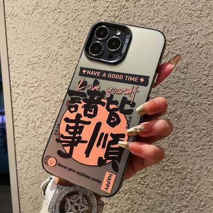 Business case for Apple 15PROMAX cartoon hard case IMD color silver anti - drop iPhone 13 mobile phone case iPhone 16 - Shengyao Chuangqi (HK) International Limited