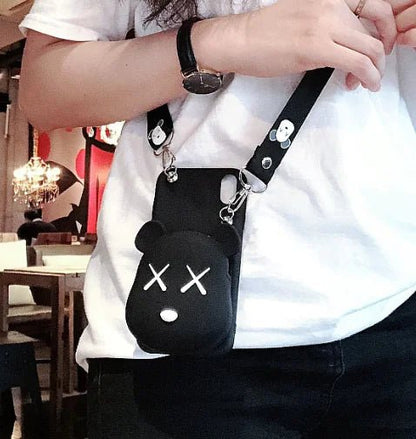 Cartoon Silicone Neck Wallet and Phone Case Cover - Shengyao Chuangqi (HK) International Limited