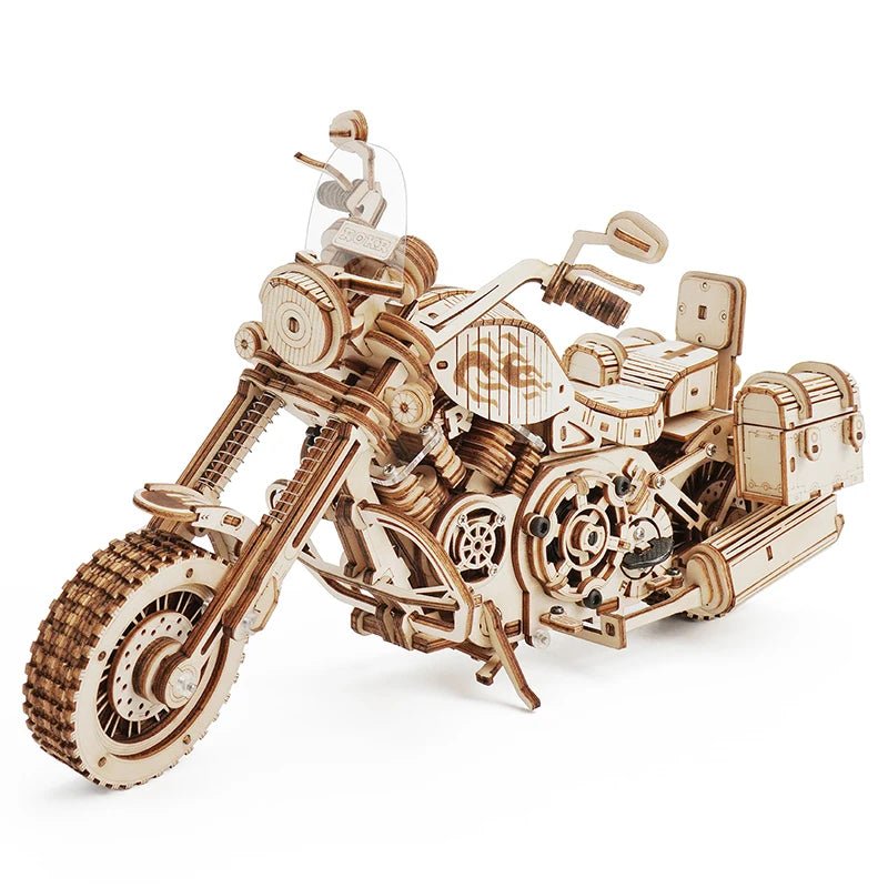 CPC Certificated Robotime Rokr LK504 DIY Wood Craft Toys Wooden Model Cruiser Motorcycle 3D Wooden Puzzles for Dropshipping - Shengyao Chuangqi (HK) International Limited