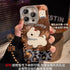 Cute puppy bracelet iPhone12 for iPhone16 Pro mobile phone case iPhone15 leopard print glacier pattern iPhone14 splicing 13 lens film X - Shengyao Chuangqi (HK) International Limited