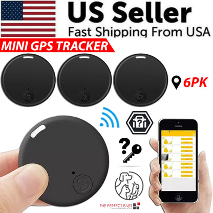 Bluetooth 5.3 Mini GPS Tracker - Real-Time Location Tracking for Kids, Pets, Keys &amp; Lost Items”