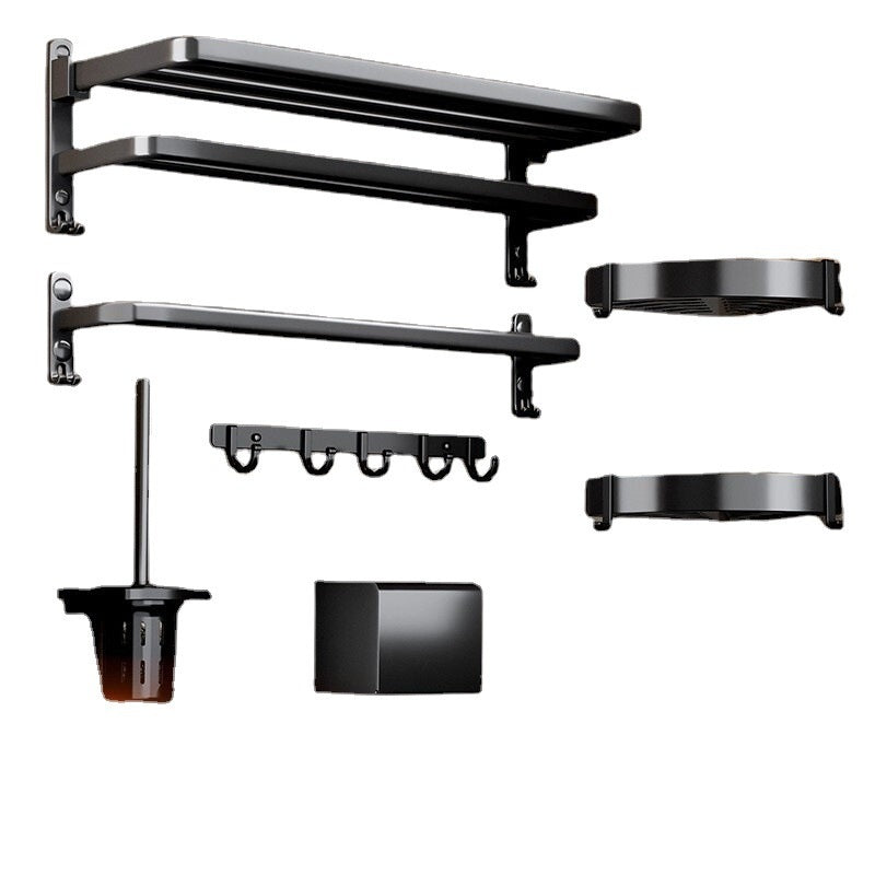 Towel Rack Black Bathroom Rack Bathroom Pendant