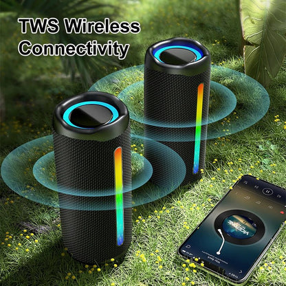Electronic Gadgets RGB Bluetooth Speaker with HD Sound Portable Wireless IPX5 Waterproof Speaker BT5.3 for Home/Outdoor/Beach - Shengyao Chuangqi (HK) International Limited