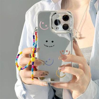 Epoxy resin Epoxy shell iPhone16Pro for 14 bracelets iPhone15Pro iPhone case protective case iPhone12 three - in - one mirror - Shengyao Chuangqi (HK) International Limited