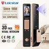 Finger Print Smart Door Lock Front Door Locks Set Aluminum Door Handle Smart Locks Face Id with Tuya App - Shengyao Chuangqi (HK) International Limited