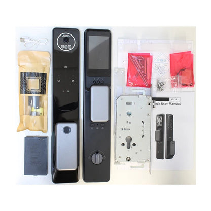 Finger Print Smart Door Lock Front Door Locks Set Aluminum Door Handle Smart Locks Face Id with Tuya App - Shengyao Chuangqi (HK) International Limited