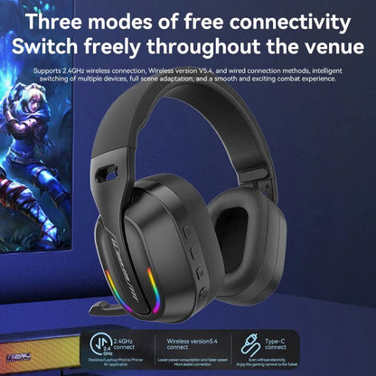 Foldable Portable Music Gaming Headphones GT100 Sports Earphones ENC Noise Cancelling 2.4GHz Wireless Over Ear Stereo Headset - Shengyao Chuangqi (HK) International Limited