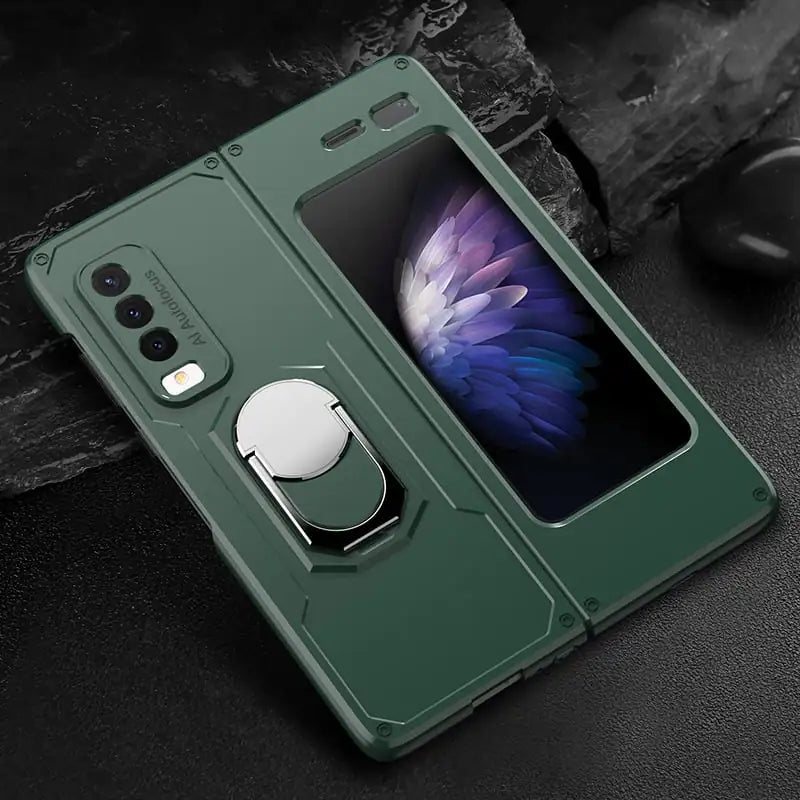Magnetic Phone Case with Stand - Full-Body PC Material, Stylish Design for Daily Use
