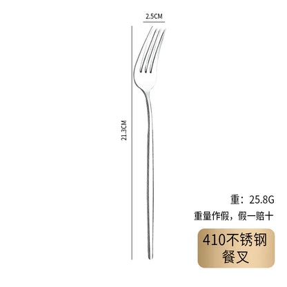 Portuguese Stainless Steel Cutlery Set | Modern Minimalist 410 Steel Tableware