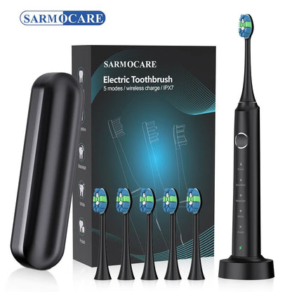 Hot Sale Cheap Automatic Sonic Toothbrush Slim Smart Rechargeable Teeth Whitening Black Electric Toothbrush with Charger Adults - Shengyao Chuangqi (HK) International Limited