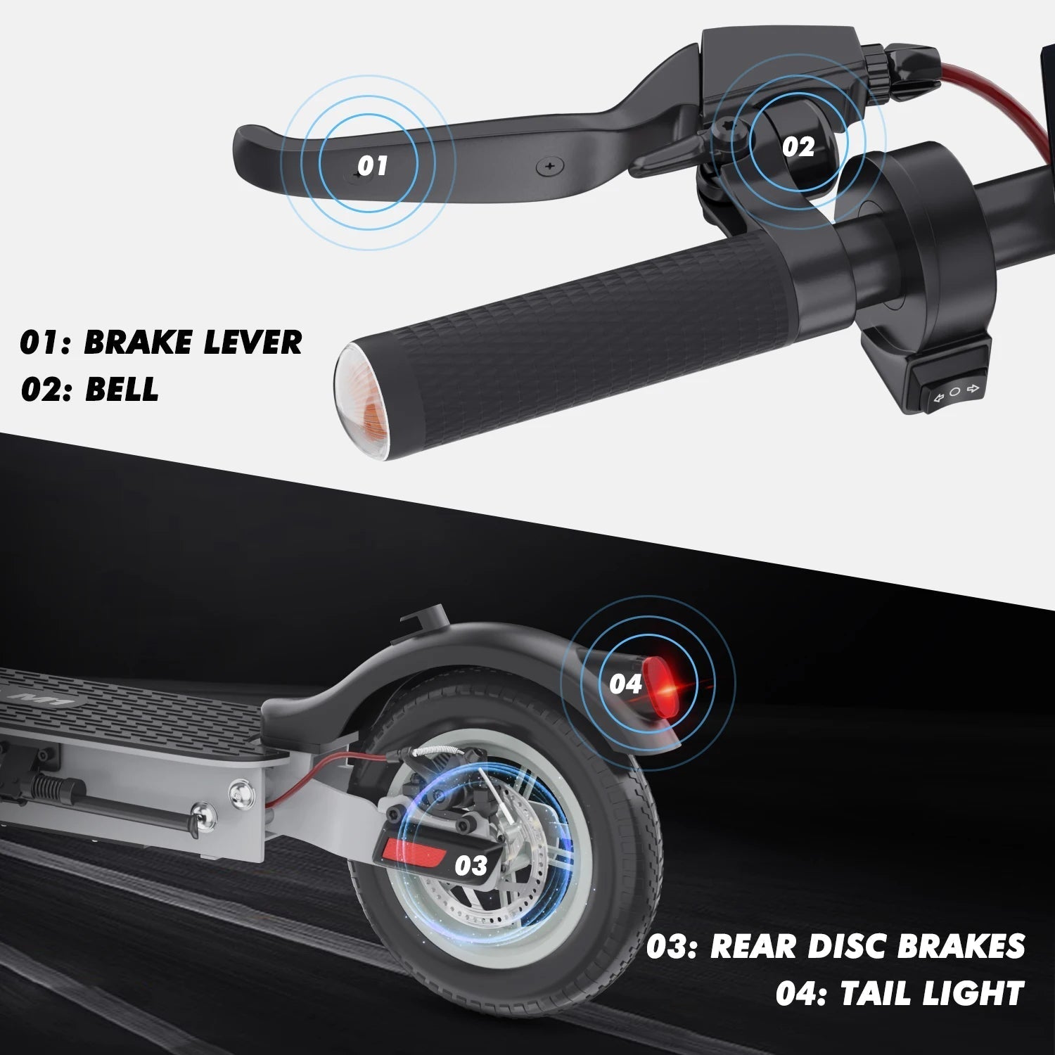 IENYRID Hot Sale 2 Wheels Unisex Scooter 36V 500w 12.5Ah Lithium Battery IENYRID M1 Electric Scooter - Shengyao Chuangqi (HK) International Limited