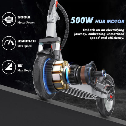 IENYRID Hot Sale 2 Wheels Unisex Scooter 36V 500w 12.5Ah Lithium Battery IENYRID M1 Electric Scooter - Shengyao Chuangqi (HK) International Limited
