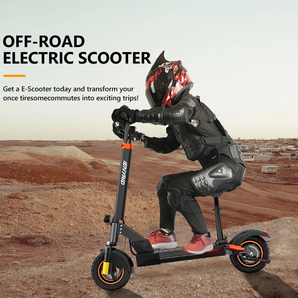 Ienyrid M4 PRO S+ 2 - wheel Unisex Foldable Electric Kick Scooter with Seat 12.5ah 10 Inch Tire 48V Black Electronic CE FCC ROHS - Shengyao Chuangqi (HK) International Limited