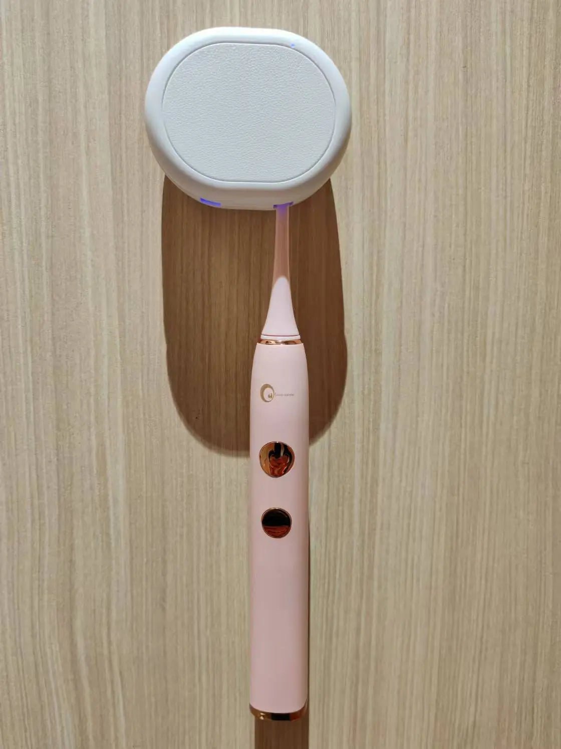 Inductive charging, 5 brush heads, 5 gear modes, soft bristles, smart magnetic levitation sonic electric toothbrush. Suitable for adult men and women electric toothbrushes, - Shengyao Chuangqi (HK) International Limited