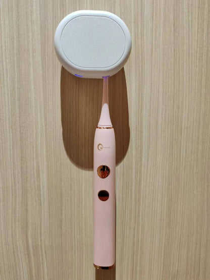 Inductive charging, 5 brush heads, 5 gear modes, soft bristles, smart magnetic levitation sonic electric toothbrush. Suitable for adult men and women electric toothbrushes, - Shengyao Chuangqi (HK) International Limited