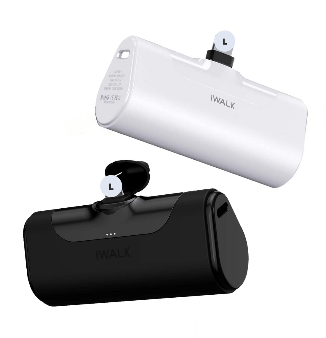 IWALK Real at a Loss Good Quality 4500mAh Portable Charger Mini Power Bank with iPhone Plug and LED Display 2 - in - 1 Packaging - Shengyao Chuangqi (HK) International Limited