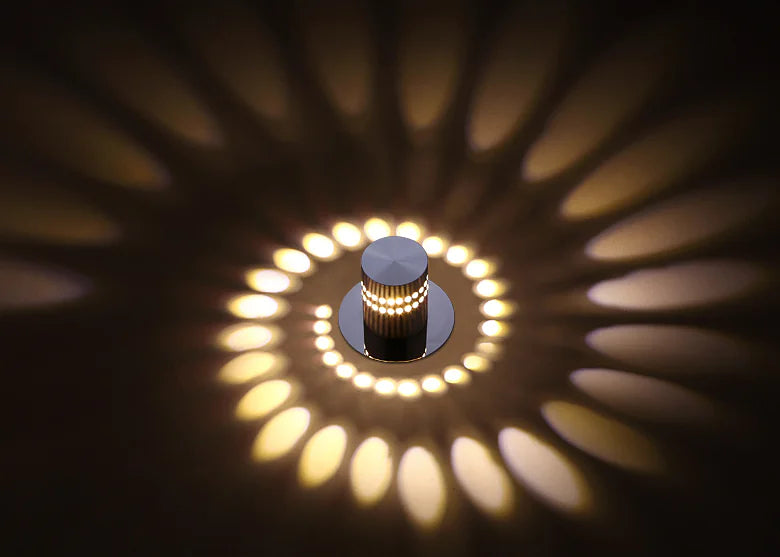 Modern RGB LED Hallway Wall Light - Hidden/Exposed Mounting &amp; Smart Remote