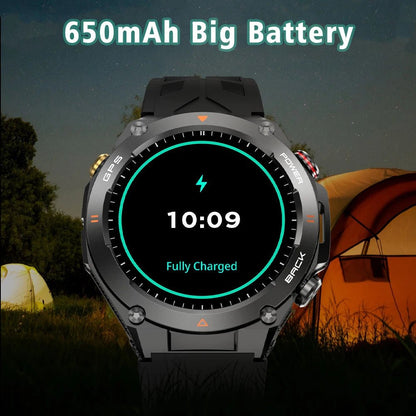 KC82 GPS Smartwatch for Men - Outdoor Tracking, Altitude/Compass/Barometer &amp; AI Assistant - Shengyao Chuangqi (HK) International Limited