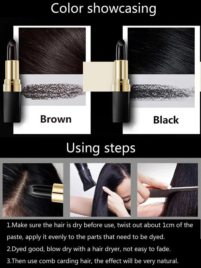 Lai Mei 3.8g Hair Dye Stick for Quick Gray Coverage - Shengyao Chuangqi (HK) International Limited