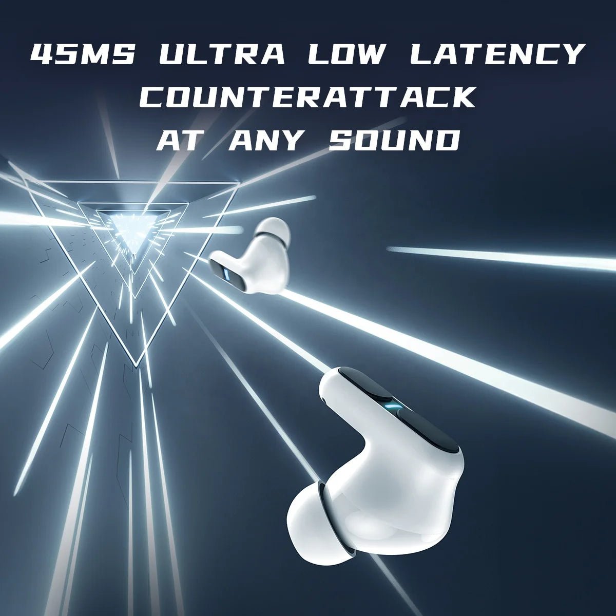Langsdom Gaming Headset Bluetooth Earphone With Mic Bass Audio Stereo HiFi TWS True Wireless Earbuds Sports LED Headphones - Shengyao Chuangqi (HK) International Limited