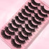 Luxury 3D Faux Mink Lash Set - 10 Pairs Ultra - Fluffy Curled Lashes for Natural Volume - Shengyao Chuangqi (HK) International Limited