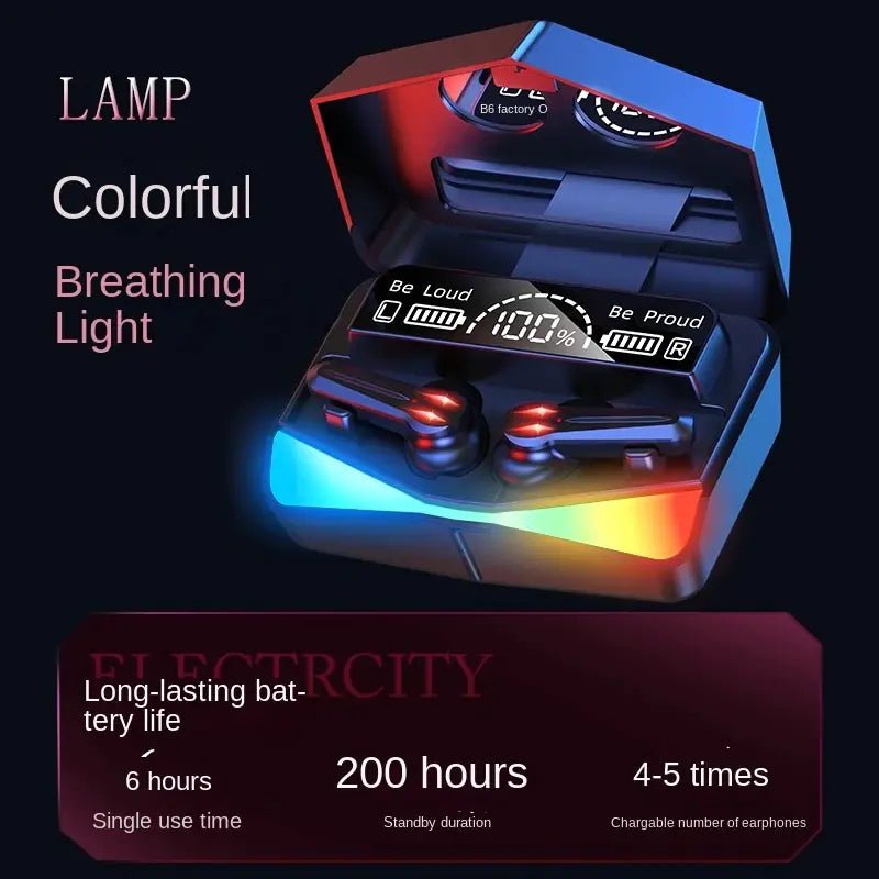 M28 Bluetooth 5.3 Wireless Sport Earphones - 10m Range, IPX3 Waterproof, HD Calls, Stylish Design - Shengyao Chuangqi (HK) International Limited