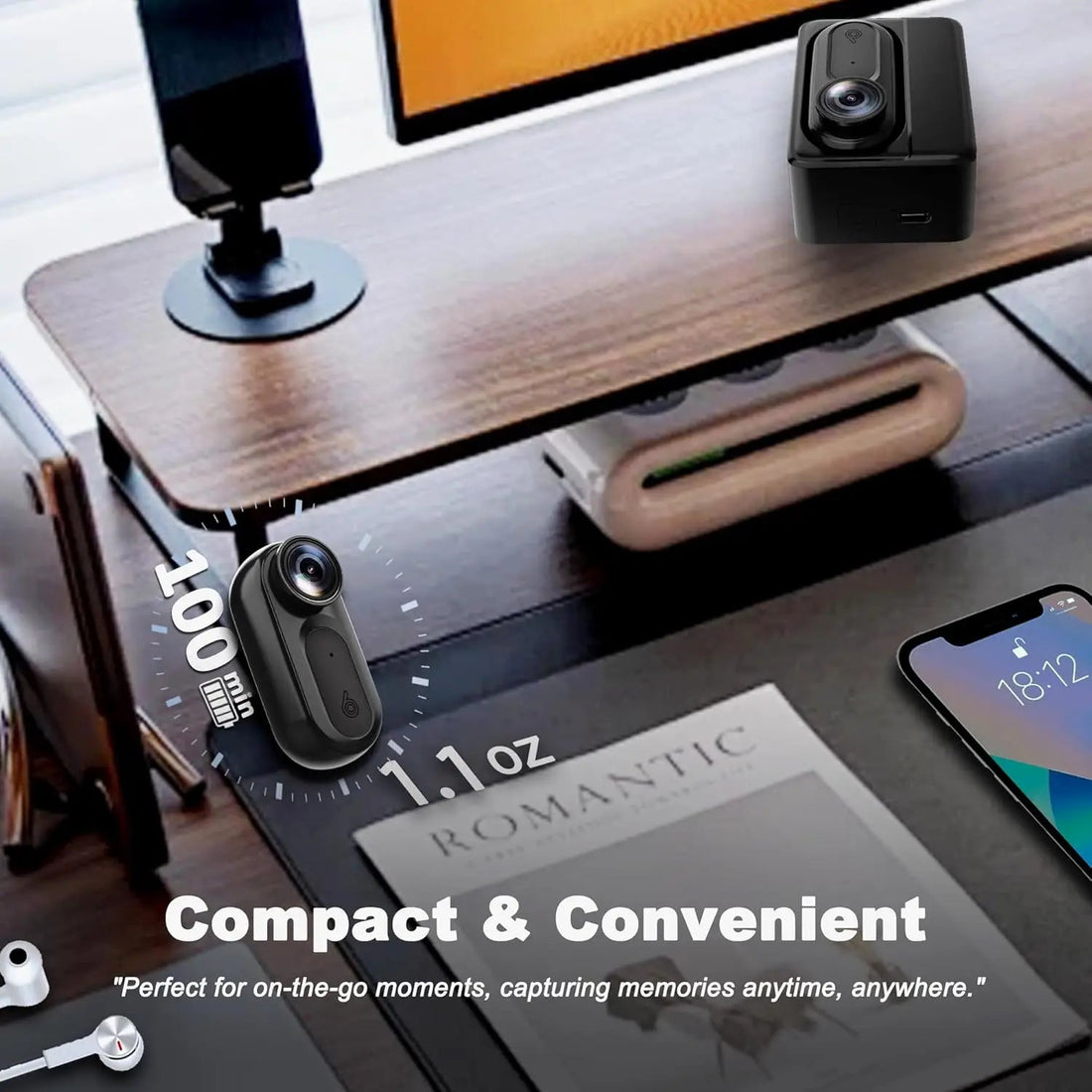 Mini Body Camera Action Cam with Photo and Video Recording - Waterproof Thumb Size Hands Free Body Worn Cameras - Shengyao Chuangqi (HK) International Limited