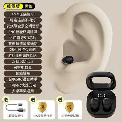 Mini Pro4SS Invisible True Wireless Bluetooth Earbuds - Shengyao Chuangqi (HK) International Limited