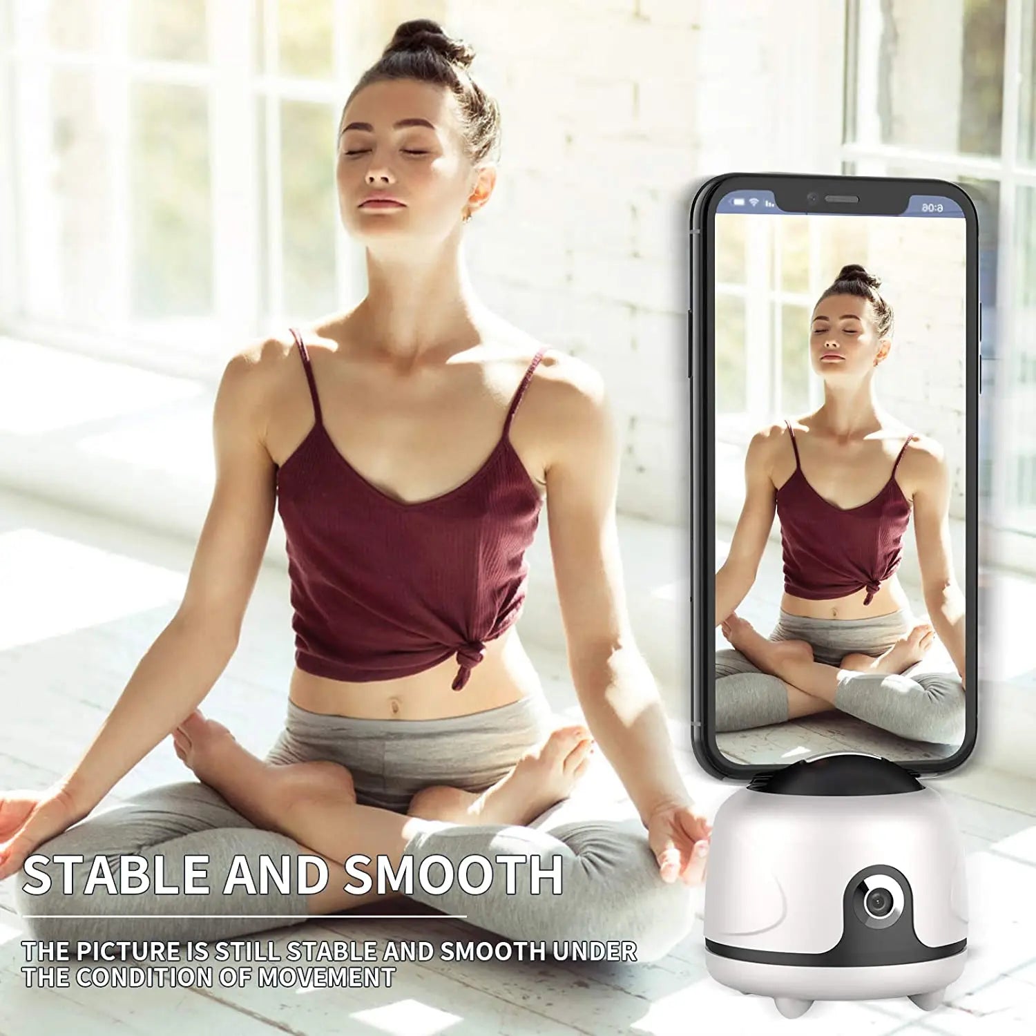 New Auto Tracking Smart Shooting Phone Holder 360 Rotation Auto Face Tracking Holder With Gesture Control - Shengyao Chuangqi (HK) International Limited
