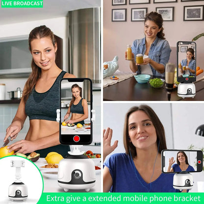 New Auto Tracking Smart Shooting Phone Holder 360 Rotation Auto Face Tracking Holder With Gesture Control - Shengyao Chuangqi (HK) International Limited