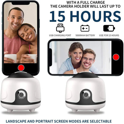 New Auto Tracking Smart Shooting Phone Holder 360 Rotation Auto Face Tracking Holder With Gesture Control - Shengyao Chuangqi (HK) International Limited