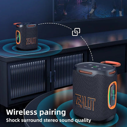 New Model Portable Blue Tooth Speaker Zealot S122 25w 6000mAh Battery Speaker in US Warehouse - Shengyao Chuangqi (HK) International Limited