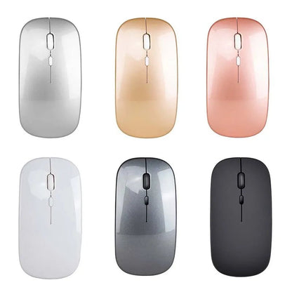 New Slim Mute 1600DPI Ergonomic Optical Mouse Charging 2.4G Wireless Mouse for Laptop PC Office Home - Shengyao Chuangqi (HK) International Limited