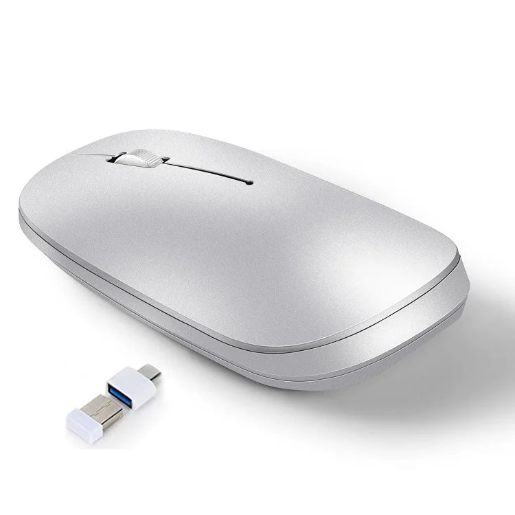 New Ultra Slim Wireless Charging Mute Mouse 2.4G 1600dpi Dual - Mode Mouse for Mac ipad IOS - Shengyao Chuangqi (HK) International Limited
