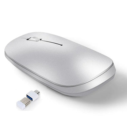 New Ultra Slim Wireless Charging Mute Mouse 2.4G 1600dpi Dual - Mode Mouse for Mac ipad IOS - Shengyao Chuangqi (HK) International Limited