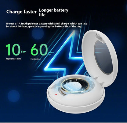 New Unisex Smart Ring | Heart Rate &amp; Blood Oxygen Monitor | Multi - Sport Fitness Tracker | IP68 Waterproof | Android &amp; iOS Compatible” - Shengyao Chuangqi (HK) International Limited