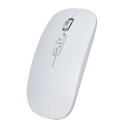 OEM Custom Computer Laptop High Quality White Cute Silent Slim Charging BT 2.4Ghz Wireless Mouse - Shengyao Chuangqi (HK) International Limited